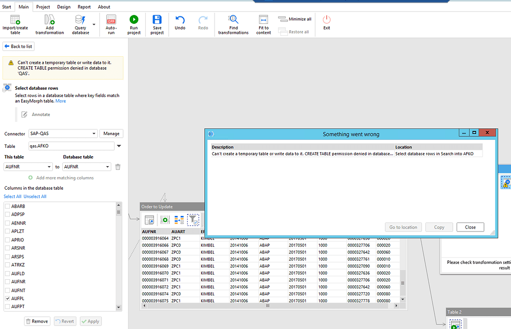 Select database Rows - EasyMorph Community - Data preparation ...