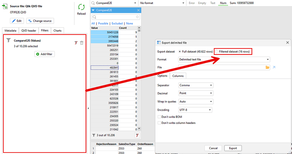 CSViewer: Settings when exporting files - Feature requests - EasyMorph ...