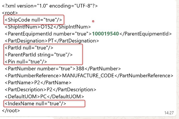 Output from EasyMorh sent to ABS Application