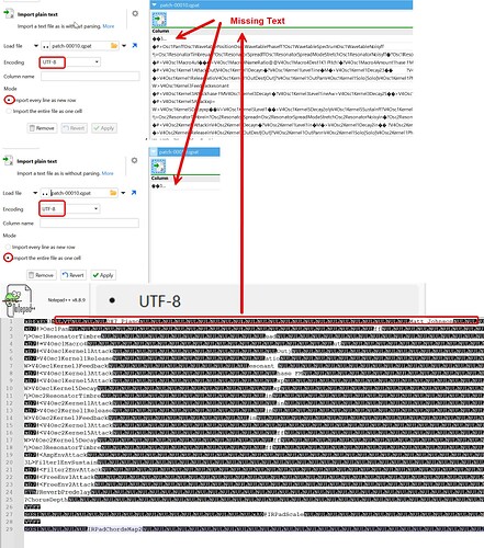 Import plain text - VR