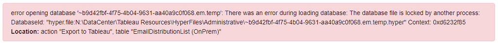 Error: locked by another process - Server (Hub) / Explorer - EasyMorph ...