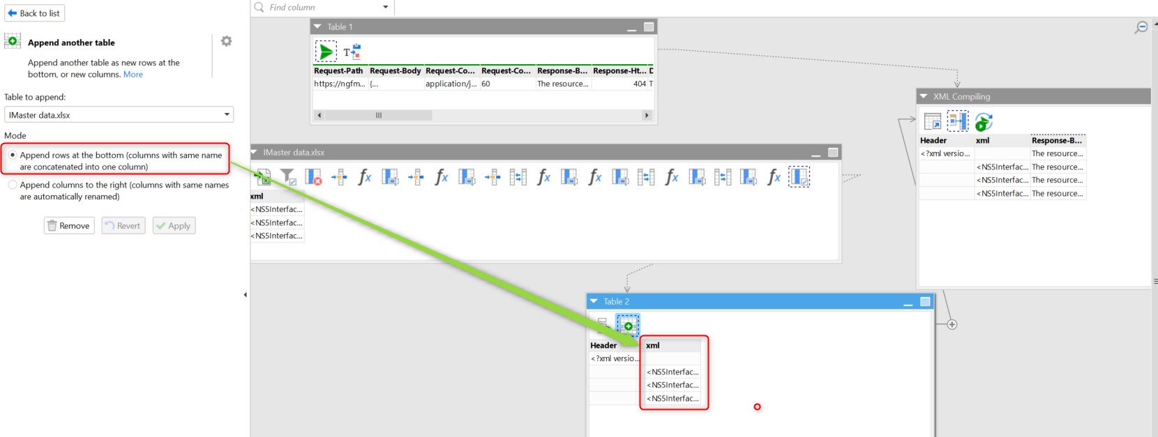 How to create xml before using Iterate Web request activity - EasyMorph ...