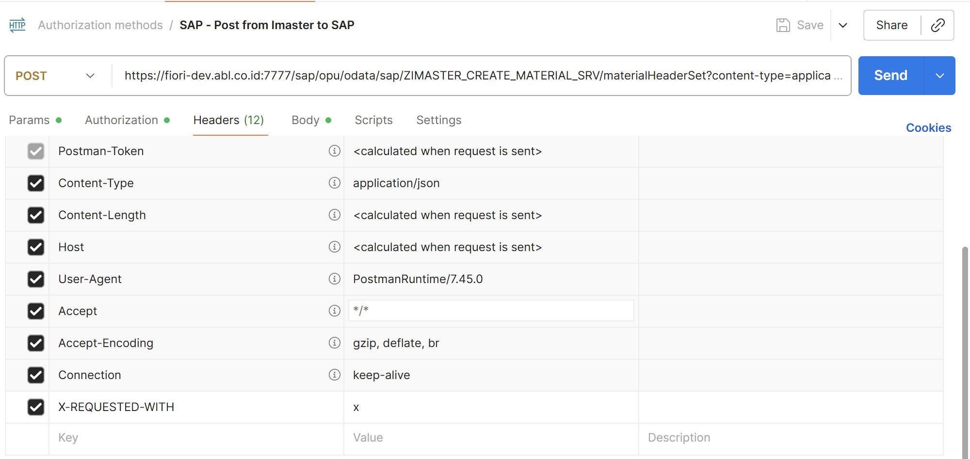Missing Element in SAP API POST Request - EasyMorph Community - Data ...
