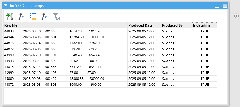 Filtering to just flagged rows