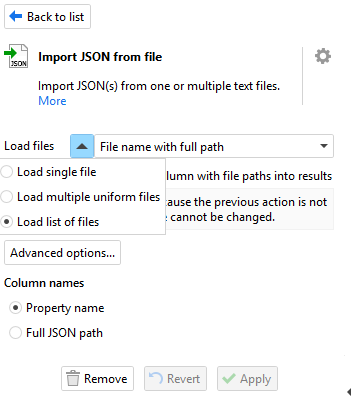 Import Multiple Json Files