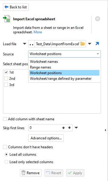 Spreadsheet Metadata Action Order Sheets In Same Order As In Xlsx File Easymorph Community Data Preparation Professionals And Enthusiasts