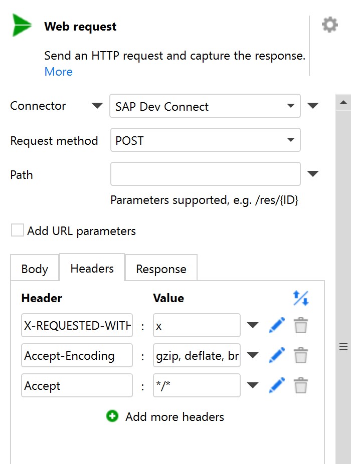 Missing Element in SAP API POST Request - EasyMorph Community - Data ...