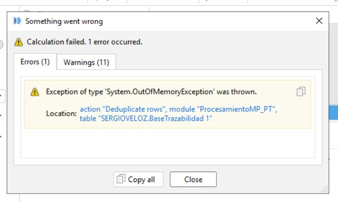 OutOfMemoryException issue