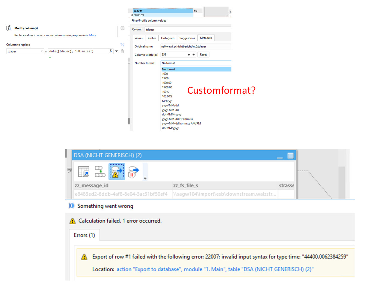 Convert Text To PostgreSQL Time Format HH mm ss EasyMorph Community 